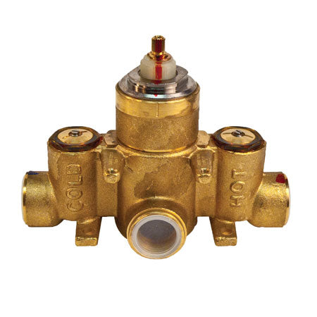 Newport Brass - 3/4 Inch Thermostatic Rough-in Valve. Temperature control only. Must use with separate stop/volume control.