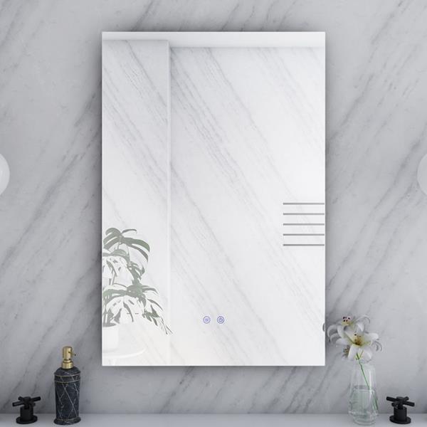 Maidstone - Orionis 24 by 36 Inch Rectangle Lighted Mirror with Color Change & Anti-Fog