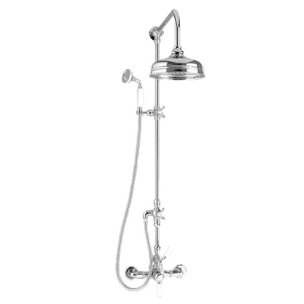 Sigma - Butler Mill 1/2 Inch Exposed Thermostatic Shower Set With #98 Cross Handle