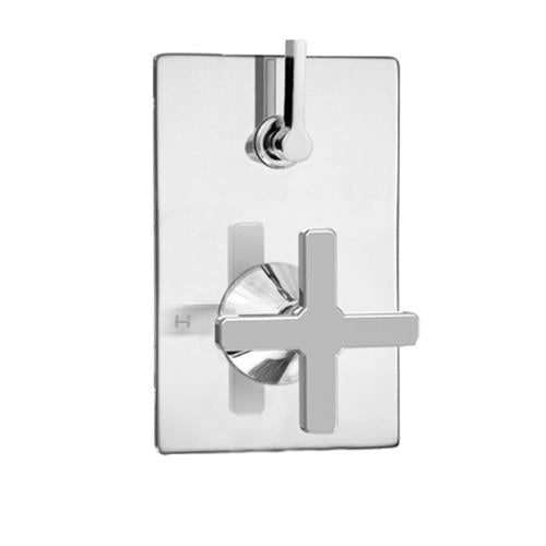 Sigma - E-Mini Thermostatic W/Built In Control - Rectangular - Stella-X Trim Only