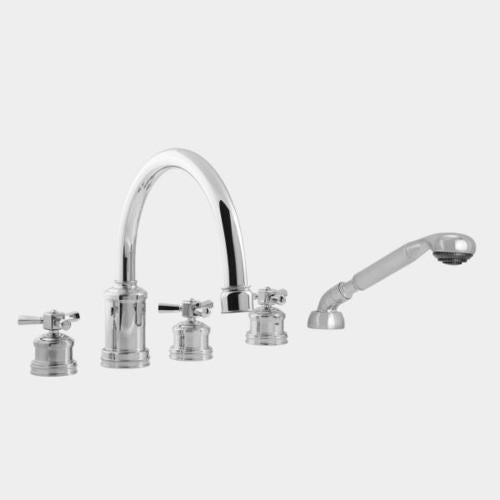 Sigma - Roman Tub Set Trim With Deckmount Handshower Regent-X