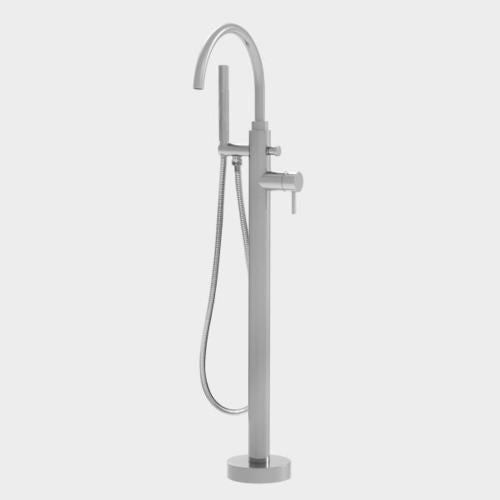 Sigma - Single-Hole Contemporary Floormount Tub Filler Trim