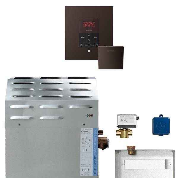 Mr. Steam - Super (Butler) 10 Kw (10000 W) Steam Shower Generator Package With Itempoplus Control Square