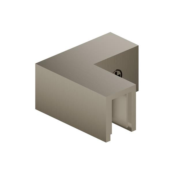 Flusso - 90 Degree Glass to Glass Sleeve Over Clamp