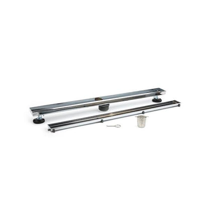 Flusso - 32 Inch Tile Insert Linear Drain with 2 Inch Outlet
