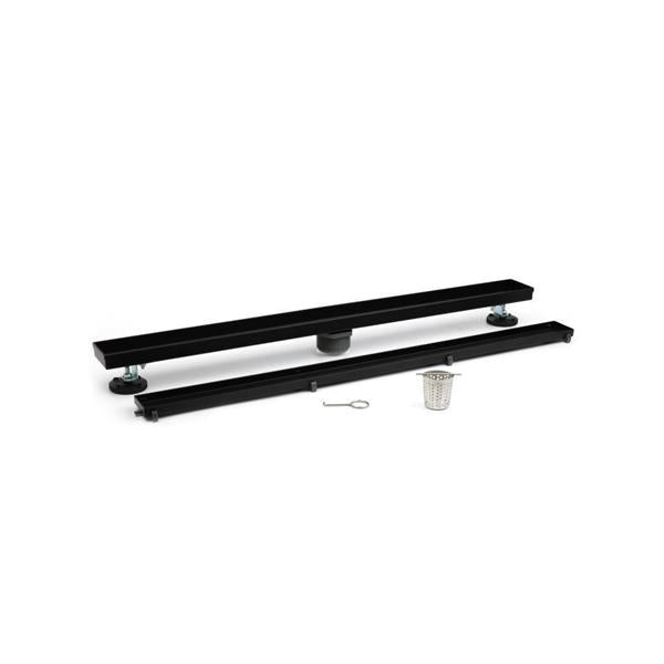Flusso - 32 Inch Tile Insert Linear Drain with 2 Inch Outlet