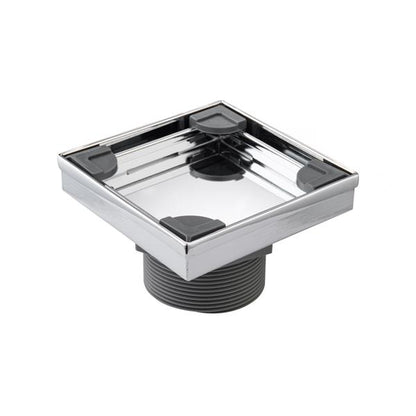 Flusso - 4 Inch Tile Insert Floor Drain with 2 Inch Outlet