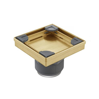 Flusso - 4 Inch Tile Insert Floor Drain with 2 Inch Outlet