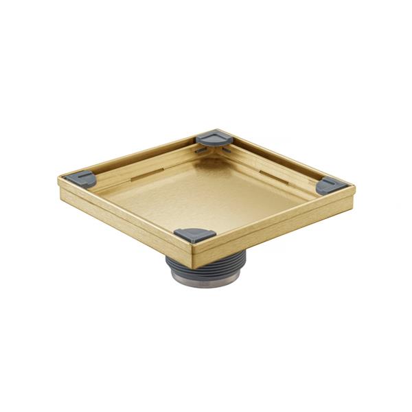 Flusso - 6 Inch Tile Insert Floor Drain with 2 Inch Outlet