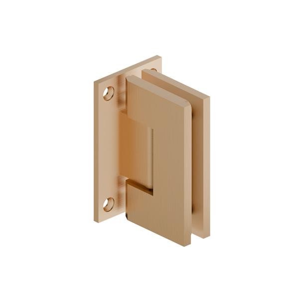 Flusso - Wall To Glass Heavy Duty Self Centering Shower Door Hinge