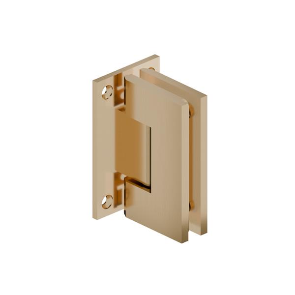 Flusso - Wall To Glass Heavy Duty Self Centering Shower Door Hinge