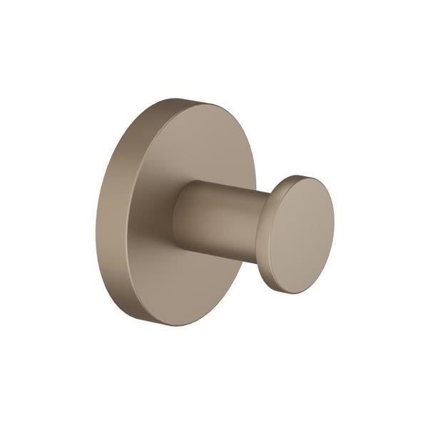 Flusso - Brass Bathroom Towel / Robe Hook