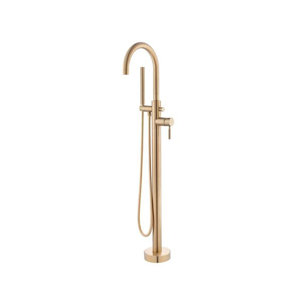 Isenberg - Freestanding Floor Mount Bathtub / Tub Filler With Hand Shower