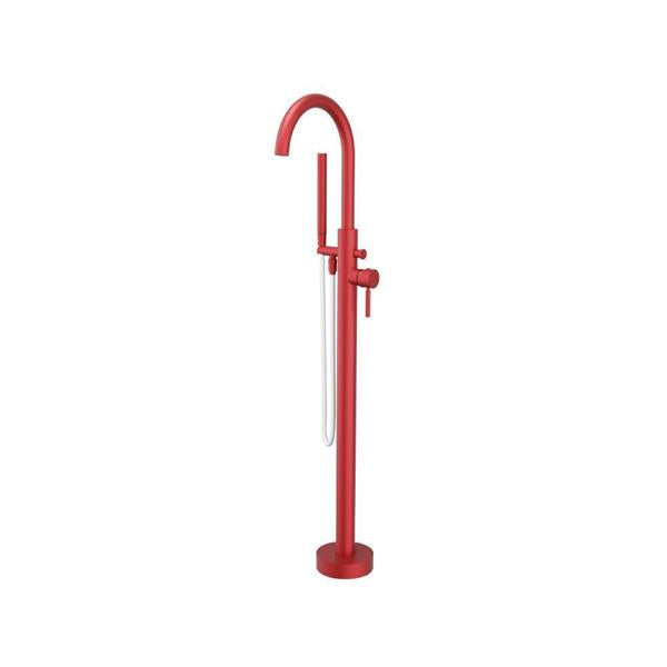 Flusso - Freestanding Floor Mount Bathtub / Tub Filler With Hand Shower