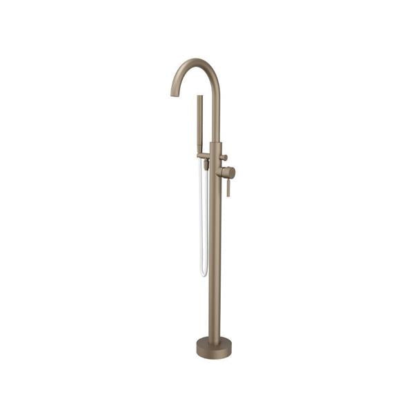 Flusso - Freestanding Floor Mount Bathtub / Tub Filler With Hand Shower