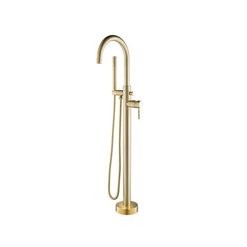 Isenberg - Freestanding Floor Mount Bathtub / Tub Filler With Hand Shower