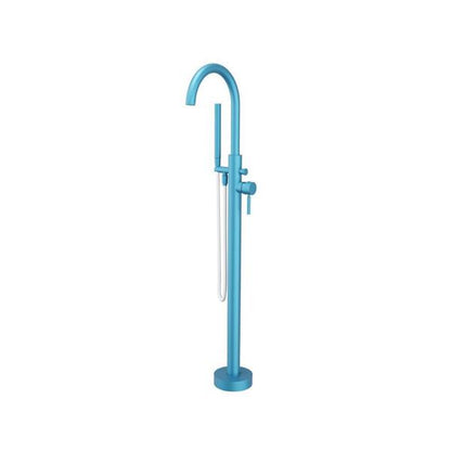 Flusso - Freestanding Floor Mount Bathtub / Tub Filler With Hand Shower