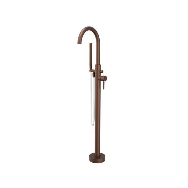 Flusso - Freestanding Floor Mount Bathtub / Tub Filler With Hand Shower