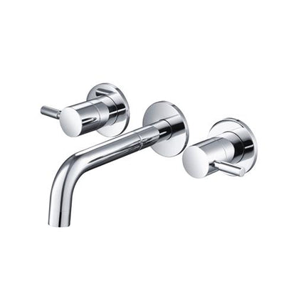 Flusso - Two Handle Wall Mounted Bathroom Faucet