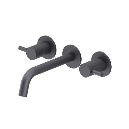 Flusso - Two Handle Wall Mounted Bathroom Faucet