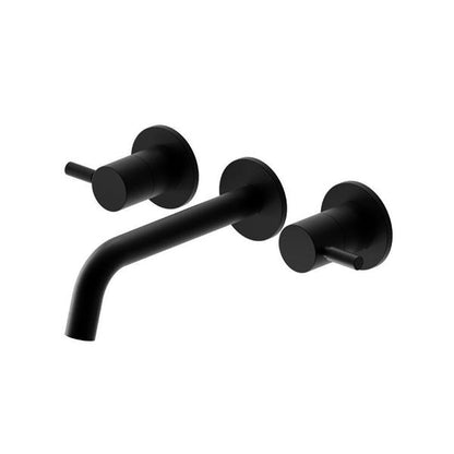 Flusso - Two Handle Wall Mounted Bathroom Faucet
