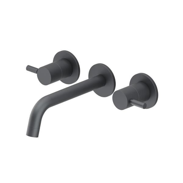 Flusso - Two Handle Wall Mounted Bathroom Faucet