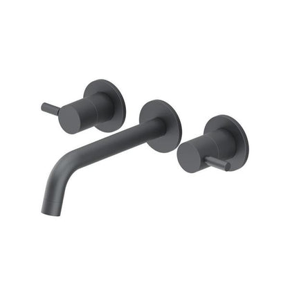 Flusso - Two Handle Wall Mounted Bathroom Faucet