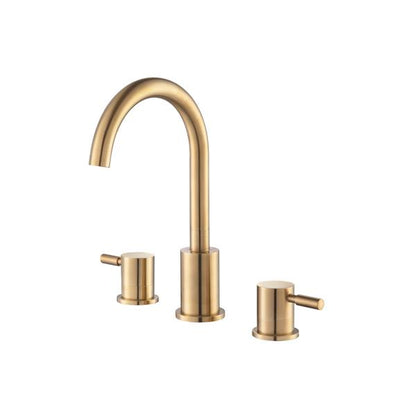 Flusso - Three Hole 8 Inch Widespread Two Handle Bathroom Faucet