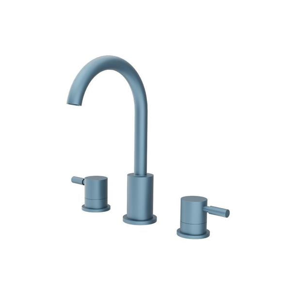 Flusso - Three Hole 8 Inch Widespread Two Handle Bathroom Faucet