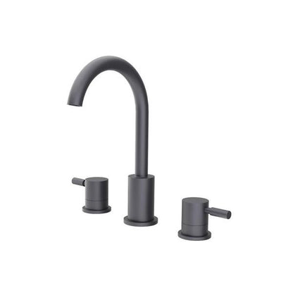 Flusso - Three Hole 8 Inch Widespread Two Handle Bathroom Faucet