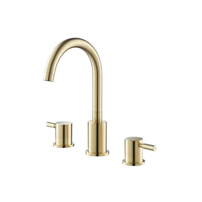 Flusso - Three Hole 8 Inch Widespread Two Handle Bathroom Faucet