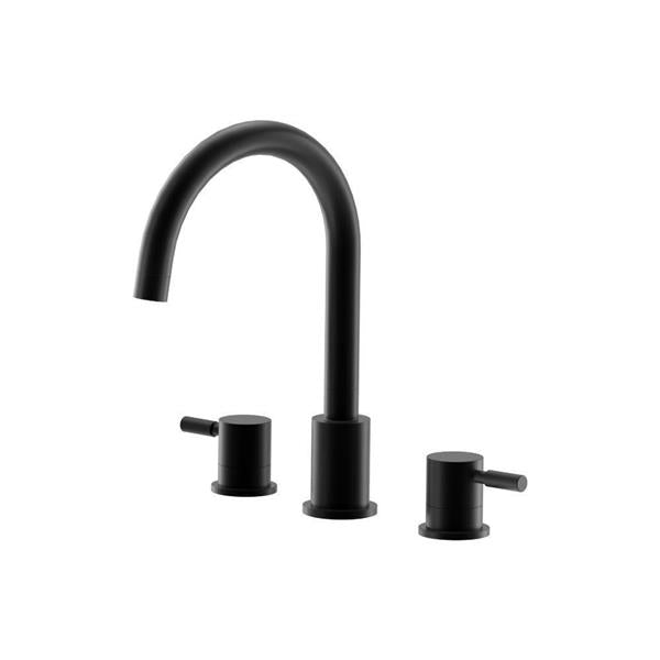 Flusso - 3 Hole Deck Mount Roman Tub Faucet