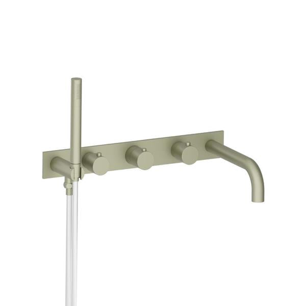 Flusso - Wall Mount Tub Filler With Hand Shower
