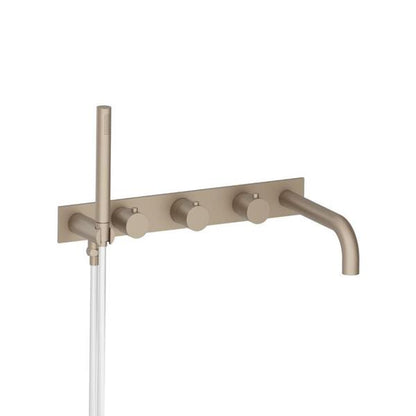 Flusso - Wall Mount Tub Filler With Hand Shower