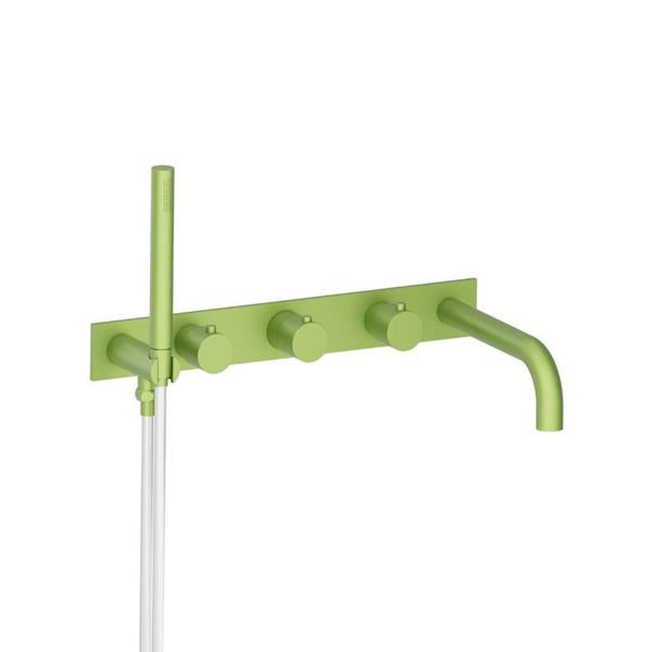 Flusso - Wall Mount Tub Filler With Hand Shower
