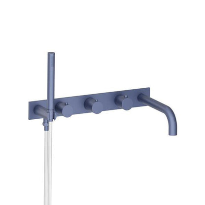 Flusso - Wall Mount Tub Filler With Hand Shower