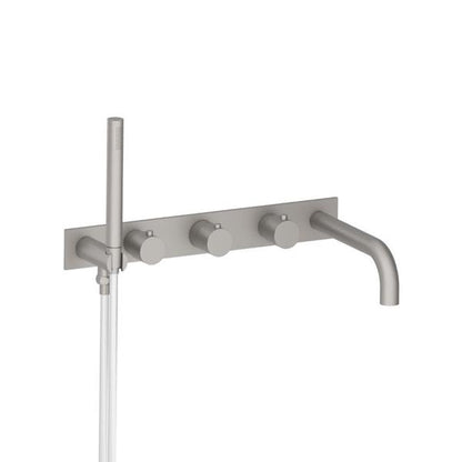 Flusso - Wall Mount Tub Filler With Hand Shower