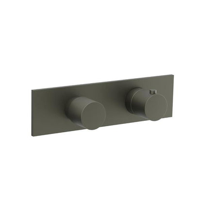 Flusso - 3/4 Inch Horizontal Thermostatic Shower Valve & Trim - 3 Output