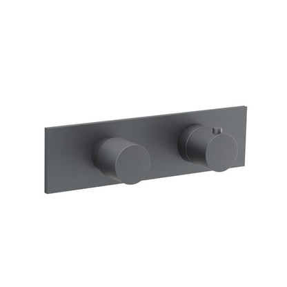 Flusso - 3/4 Inch Horizontal Thermostatic Shower Valve & Trim - 3 Output