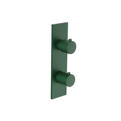 Flusso - 3/4 Inch Horizontal Thermostatic Shower Valve & Trim - 1- Output