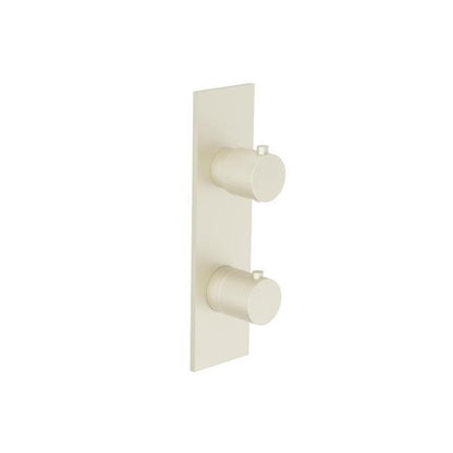 Flusso - 3/4 Inch Horizontal Thermostatic Shower Valve & Trim - 1- Output