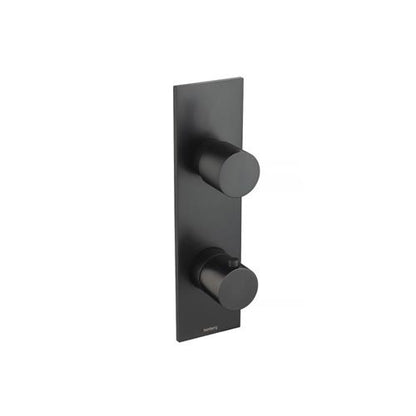 Flusso - 3/4 Inch Horizontal Thermostatic Shower Valve & Trim - 1- Output