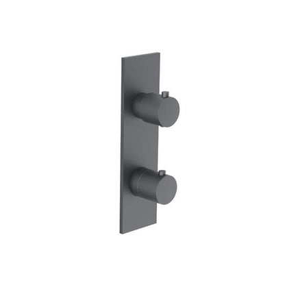Flusso - 3/4 Inch Horizontal Thermostatic Shower Valve & Trim - 1- Output