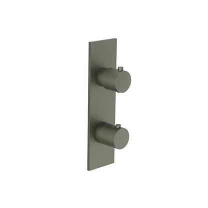 Flusso - 3/4 Inch Thermostatic Shower Valve & Trim  - 2-Output