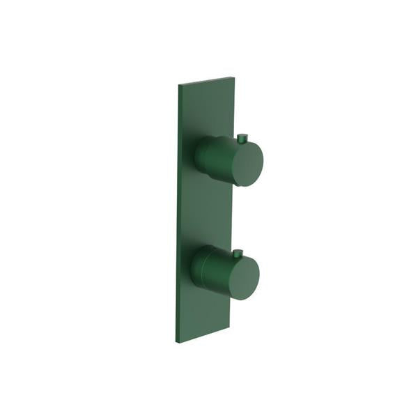Flusso - 3/4 Inch Thermostatic Shower Valve & Trim  - 2-Output