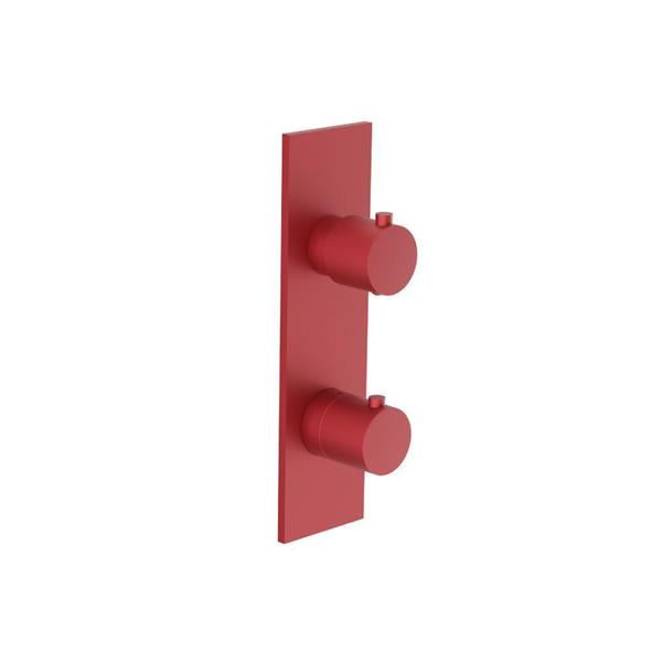 Flusso - 3/4 Inch Thermostatic Shower Valve & Trim  - 3-Output
