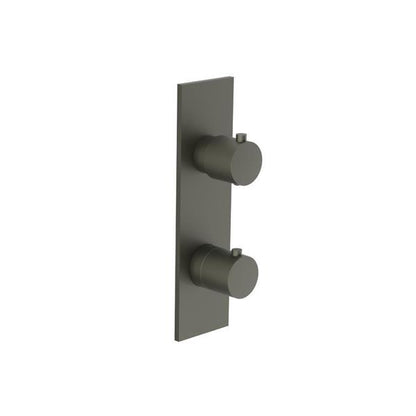 Flusso - 3/4 Inch Thermostatic Shower Valve & Trim  - 3-Output