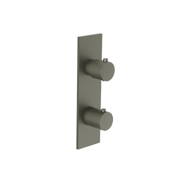Flusso - 3/4 Inch Thermostatic Shower Valve & Trim  - 3-Output