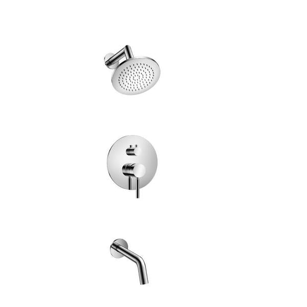 Flusso - Two Output Shower Set With Shower Head And Tub Spout