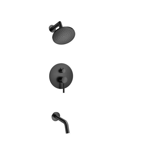 Flusso - Two Output Shower Set With Shower Head And Tub Spout